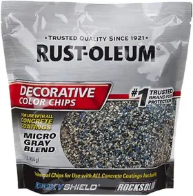 358192 Rust-oleum Decorative Color Chips Micro Gray Blend 1 Lb