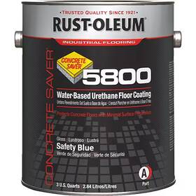 Rust-oleum 359912 Rust-oleum 1 Gal Floor Coating Gloss Finish Safety Blue Water Base