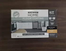 360100 Rust-oleum Home Deep Tint Base/ Matte Top Coat Floor Coating Kit - New