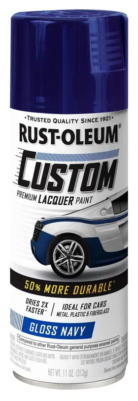 363513 Rust-oleum Automotive Gloss Navy Spray Paint 11 Ounce Durable Fast Drying Lac