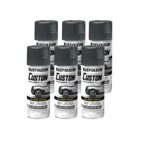 363515 Rust-oleum 363515-6pk Automotive 11 Ounce Pack Of 6 Gloss Nardo Gray