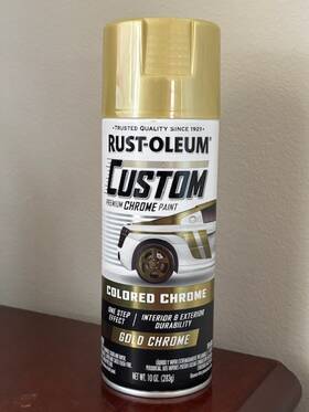 Rust-oleum 363517 New Rust-oleum Custom Gold Chrome Paint... Pack Of 1