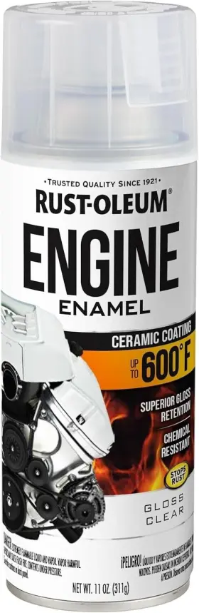 363572 Rust-oleum Engine Enamel Spray Paint 11 Oz Gloss Clear