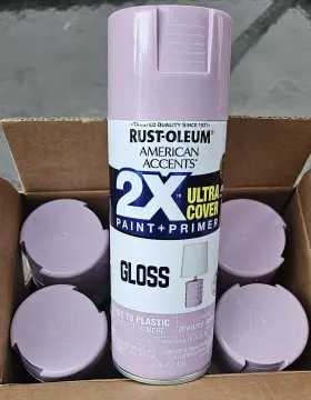 365056 Rust-oleum Case Of 6 Rustoleum Ultra Cover 2x Gloss Dreamy Lavender Spray Paint