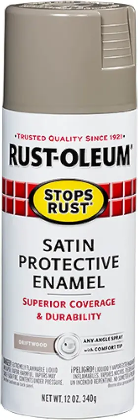 365143 Rust-oleum Stops Spray Paint 12 Oz Satin Driftwood