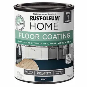 365931 Rust-oleum Home Floor Coating Base Coat Step 1 Navy Qt