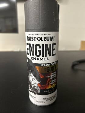 Rust-oleum 366430 Rust-oleum Automotive 600 Degrees F Engine Enamel Spray White Gloss