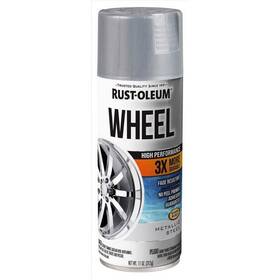 Rust-oleum 366440 Rust-oleum High Performance Wheel Spray Paint Metallic Steel 11 Oz