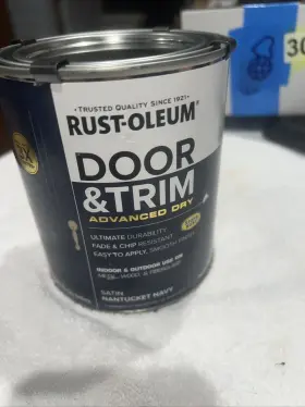 369386 Rust-oleum Door And Trim Paint Interior/exterior Water Based Satin