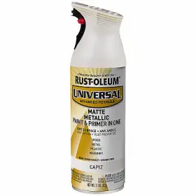 371597 Rust-oleum Universal Paint And Primer Matte Metallic Spray Capiz