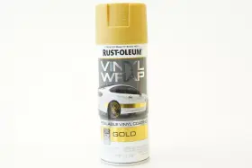 372513 Rust-oleum Vinyl Wrap In Metallic Gold - 11 Oz