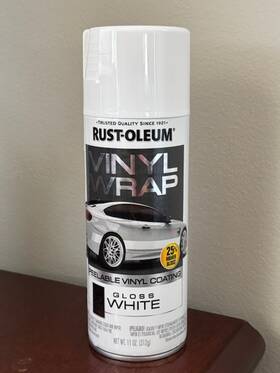 Rust-oleum 372725 New Rust-oleum 352725 Vinyl Wrap Gloss White Coating 11 Oz Pack Of 1