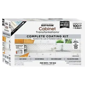 374678 Rust-oleum Cabinet Transformations Satin White Tint Base Refinishing