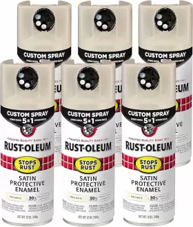 376855  Rust-oleum Stops Custom Spray 5-in-1 Paint 12 Oz Flat Black