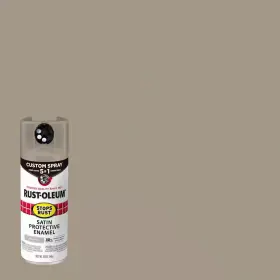 376876 Rust-oleum 2 Pack Stops 12oz 5-in-1 Satin Driftwood Spray Paint