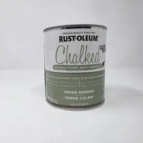 377781 Rust-oleum Chalked Ultra Matte Verde Sereno Serene Green Chalk Paint Quart