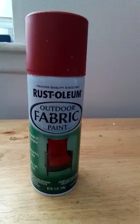 379554 Rust-oleum Specialty Fabric Spray Paint Chili Red 12 Oz