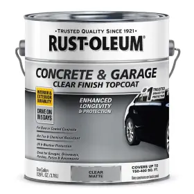 380895 Rust-oleum Concrete And Garage Clear Finish Uv Resistant Topcoat 1 Count