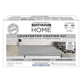 384962 Rust-oleum Home Satin White Base Acrylic Countertop Paint Kit