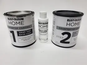 384963 Rust-oleum Home Countertop Coating Kit Deep Tint Base With Satin Top-coat