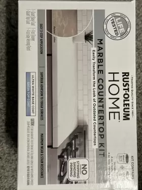384964 Rust-oleum Home Countertop Kit Marble With Satin Top-coat