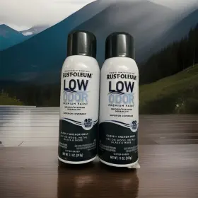 388246 Rust-oleum Low Odor Gloss And Matte Water-based Spray Paint 11 Oz Choose Color