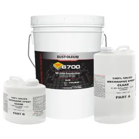 388959 Rust-oleum Epoxy Coating High Gloss Finish Clear Solvent Base