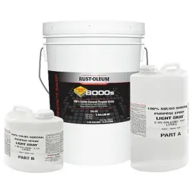 388961 Rust-oleum Epoxy Coating Flat Finish Light Gray Solvent Base