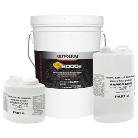 388962 Rust-oleum Epoxy Coating Flat Finish Armor Gray Solvent Base