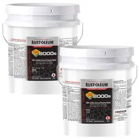 389120 Rust-oleum Epoxy Coating Flat Finish Clear Solvent Base
