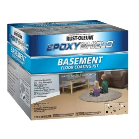 391281 Rust-oleum Epoxyshield Basement Floor Coating Kit Tan Satin