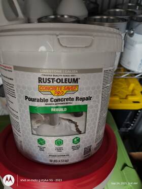 Rust-oleum 392533 Rust-oleum Concrete Repair Compound 10 Lb Gray