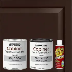 392914 Rust-oleum Cabinet Transformations Complete Coating Kit Satin Espresso Qu