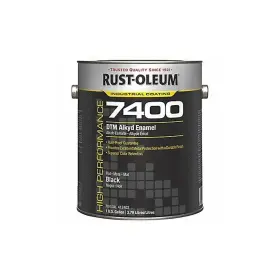 412402 Rust-oleum 7400 Flat Black 1 Gallon