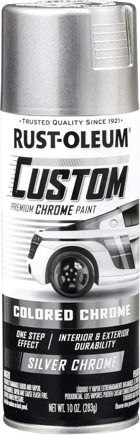 Rust-oleum 445009762710 Automotive Custom Chrome Spray Paint Choose Color Silver Bronze Rust-oleum 445009762710 Automotive Custom Chrome Spray Paint Choose Color Silver Bronze