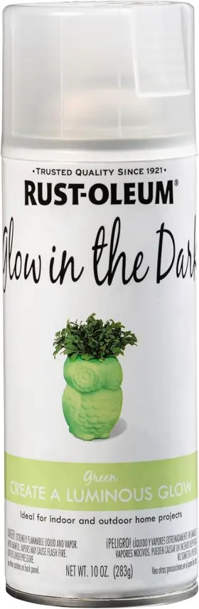 342598 Rust-oleum 445017679611 Glow In The Dark Spray Paint 10 Oz