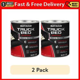 Rust-oleum 445018280212 2 Pack Black Rust-oleum Automotive Truck Bed Coating-342668 Quart