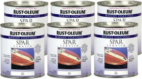 Rust-oleum 445046274221 207008-6pk Marine Spar Varnish 6 Pack Gloss Clear
