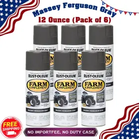 5013253097 Rust-oleum 280133-6pk Farm And Implement Spray 12oz Massey Ferguson Gray 6pk