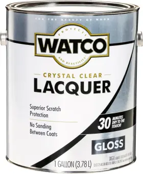 63031s Rust-oleum Watco 63031 Lacquer Clear Wood Finish Gallon Gloss