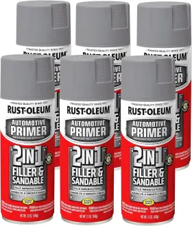 65465268  Rust-oleum 260510-6pk 2-in-1 Filler And Sandable Primer Spray Gray Pack Of 6