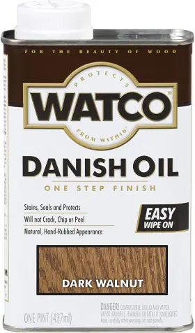 65851 Rust-oleum Watco Danish Oil Wood Finish Pint Dark Walnut