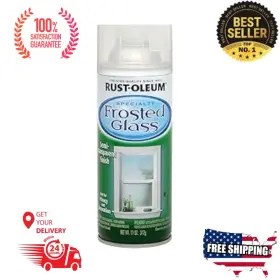 Rust-oleum 711181749397 Specialty Gloss Frosted Glass Spray Paint 11 Oz Privacy D Cor Etched