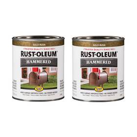 Rust-oleum 7210502 Stops Hammered Paint 2 Quart Pack Weather Resistant Coating