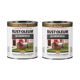 7210502 Rust-oleum Stops Hammered Paint 2 Quart Pack Weather Resistant Coating