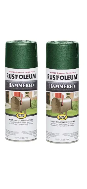 7211 Rust-oleum Hammered Deep Green Spray Paint Wilton Vise 2 Pack