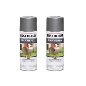 Rust-oleum 7214830a2 Stops Hammered Spray Paint 12 Ounce Pack Of 2 Gray
