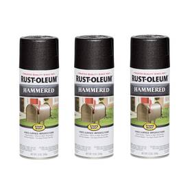 Rust-oleum 7215830a3 Stops Hammered Paint Weather And Corrosion Resistant 3 Pack