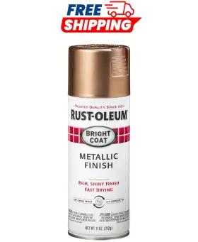 Rust-oleum 726084515925 Rose Gold Stops Bright Coat Metallic Spray Paint 11 Oz