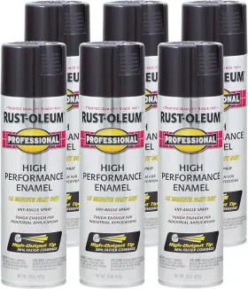 73242  Rust-oleum 7579838-6pk Enamel Spray Paint 15 Ounce Pack Of 6 Gloss Blac